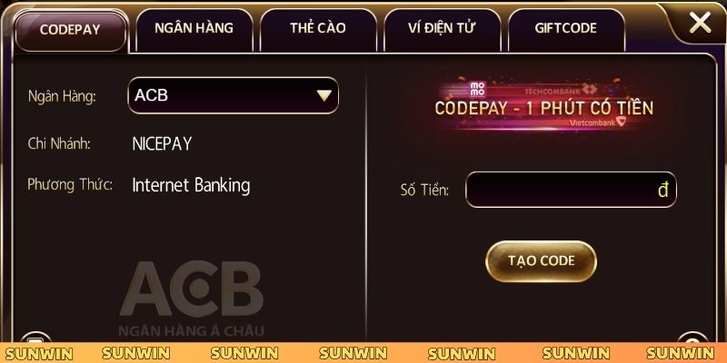 Cách thức nạp tiền xanh chín vào nền tảng